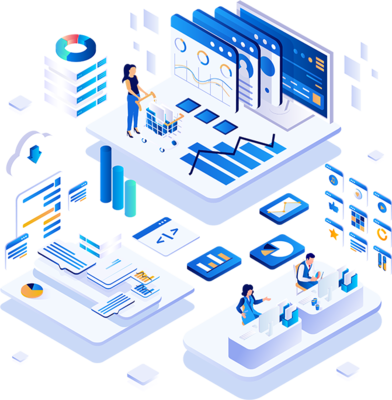 藍(lán)色企業(yè)科技 一體化UI設(shè)計(jì)賦能軟件系統(tǒng)開發(fā)